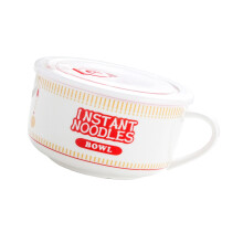 Japanese Themed Cartoon Pattern Soup-Red Large instat noodl
