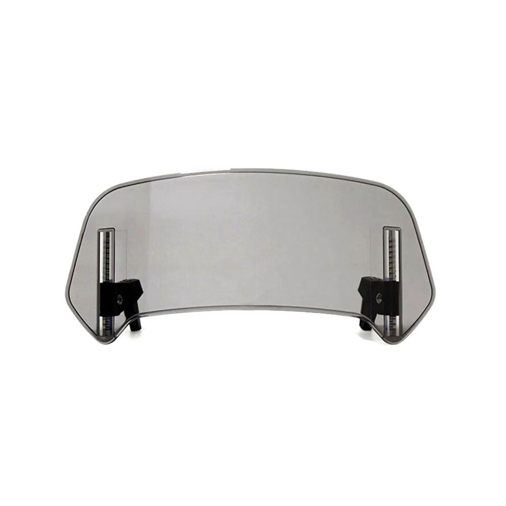 Motorcycle Windshield Extension Adjustable Spoiler Deflector For 28X12cm Grey 4713624880670