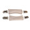 Universele antislip lederen schoenclips voor-gebroken wit1 1