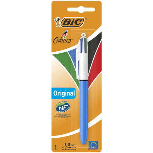 BIC BIC 4 frg kulpenna Medium Point 1,0 mm Assorted 12 pennor (MM11-Ast)