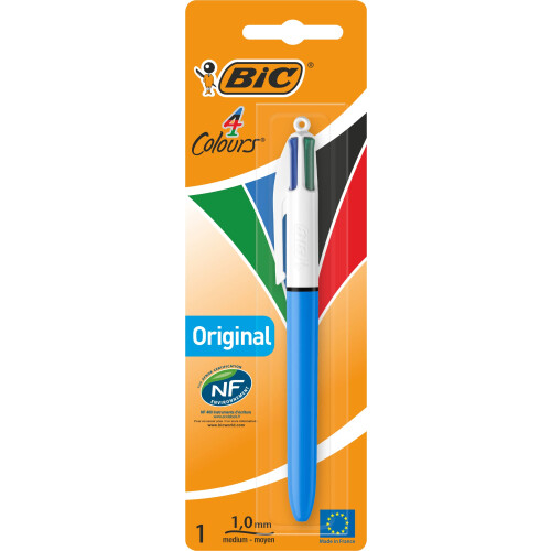 BIC BIC 4 frg kulpenna Medium Point 1,0 mm Assorted 12 pennor (MM11-Ast) 1