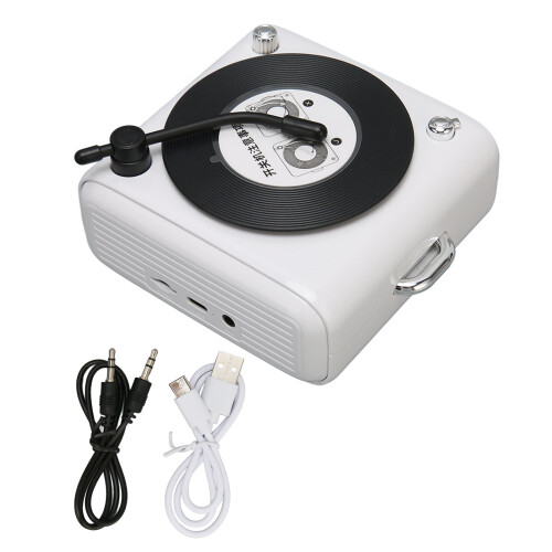 Ηχείο Bluetooth με ενίσχυση μπάσων, vintage σχεδιασμός, στερεοφωνικός ήχος, δυνατή
