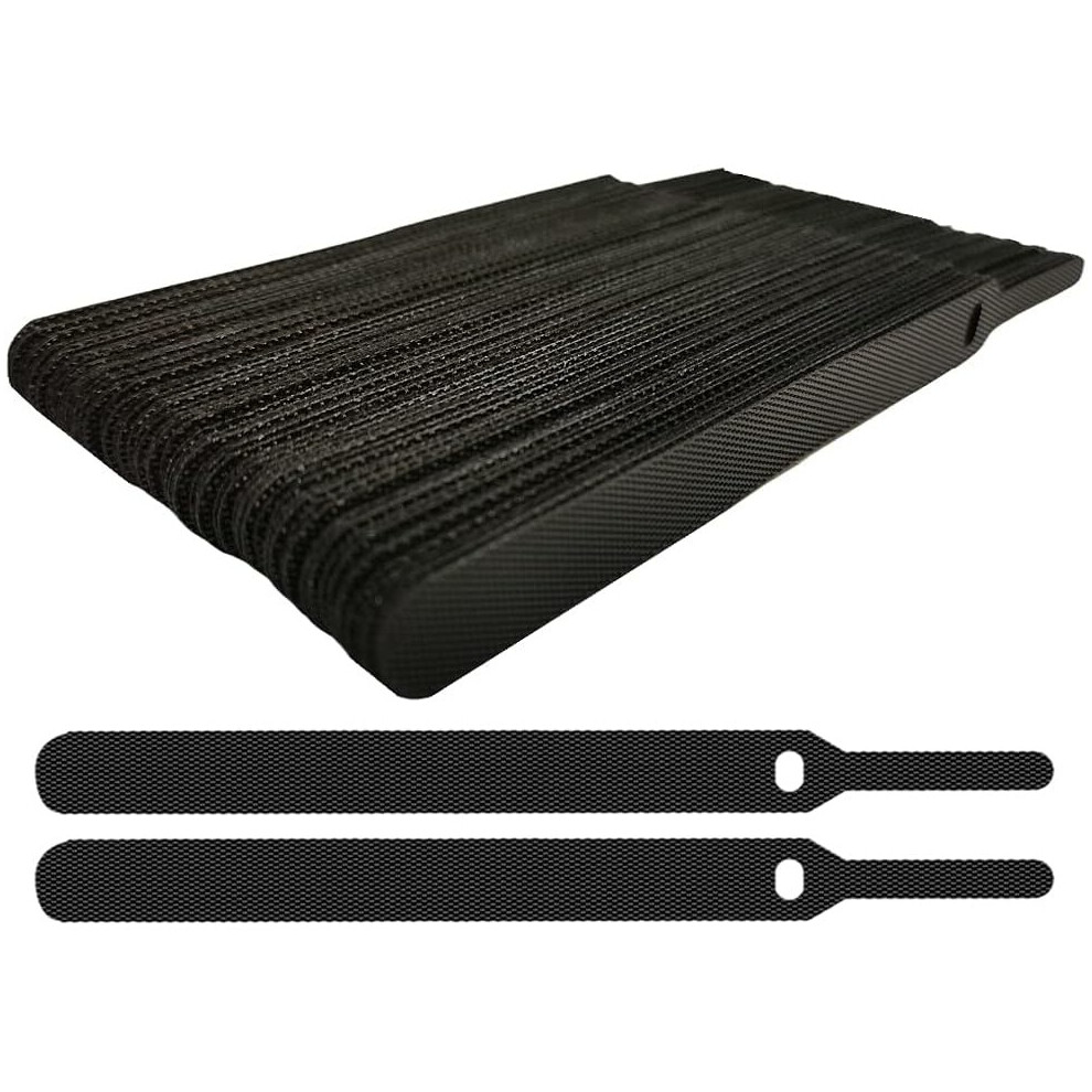 Reusable Cable Ties, Self-Bundling Ties For Multi-Purpose Cable Management, Easy To Use Adjustable Cord Organizer With Hook And Loop Attachments For I 9437117762278