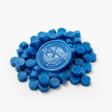 Creative Wedding Invitations, Octagon Shape Smooth Surface Wax Sealing Beads for Retro Metallic Color Gifts