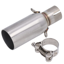 Tubo di collegamento adattatore silenziatore di scarico, materiale in acciaio inossidabile resistente alle alte temperature, lunga durata, sezione
