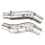 Σωλήνας εξάτμισης Slip On4Kawasaki Motorcycles, Μεσαίος σωλήνας εξάτμισης με επίστρωση και 3