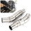 Σωλήνας εξάτμισης Slip On4Kawasaki Motorcycles, Μεσαίος σωλήνας εξάτμισης με επίστρωση και 6