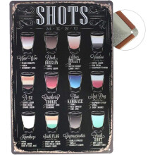 Clear Shot Glasses, Elegant Design Dyed Metal Sturdy Clear Glass, Thermal Shock Resistant, Solid and Heavy Duty Shot Glass Set for Various Occasions I