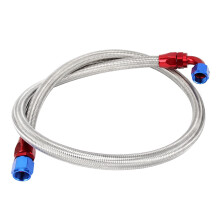 Raccordi girevoli per tubi flessibili del carburante in acciaio inossidabile intrecciato, adattatori per raccordi del serbatoio del carburante,