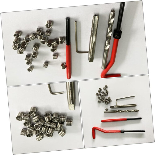 30pc Repair Tool Set Stripped Thread Recoil Kit M8 Thread Repair Insert 1