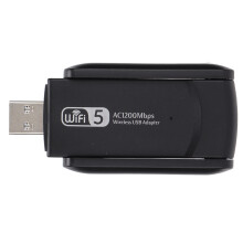 Cuibheoir WiFi Dé-Bhanda Tarchuradóir Bluetooth Cuibheoir Líonra Gan Sreang Ardluais USB 1200Mbps Glacadóir WiFi Seachtrach Díghlasáil