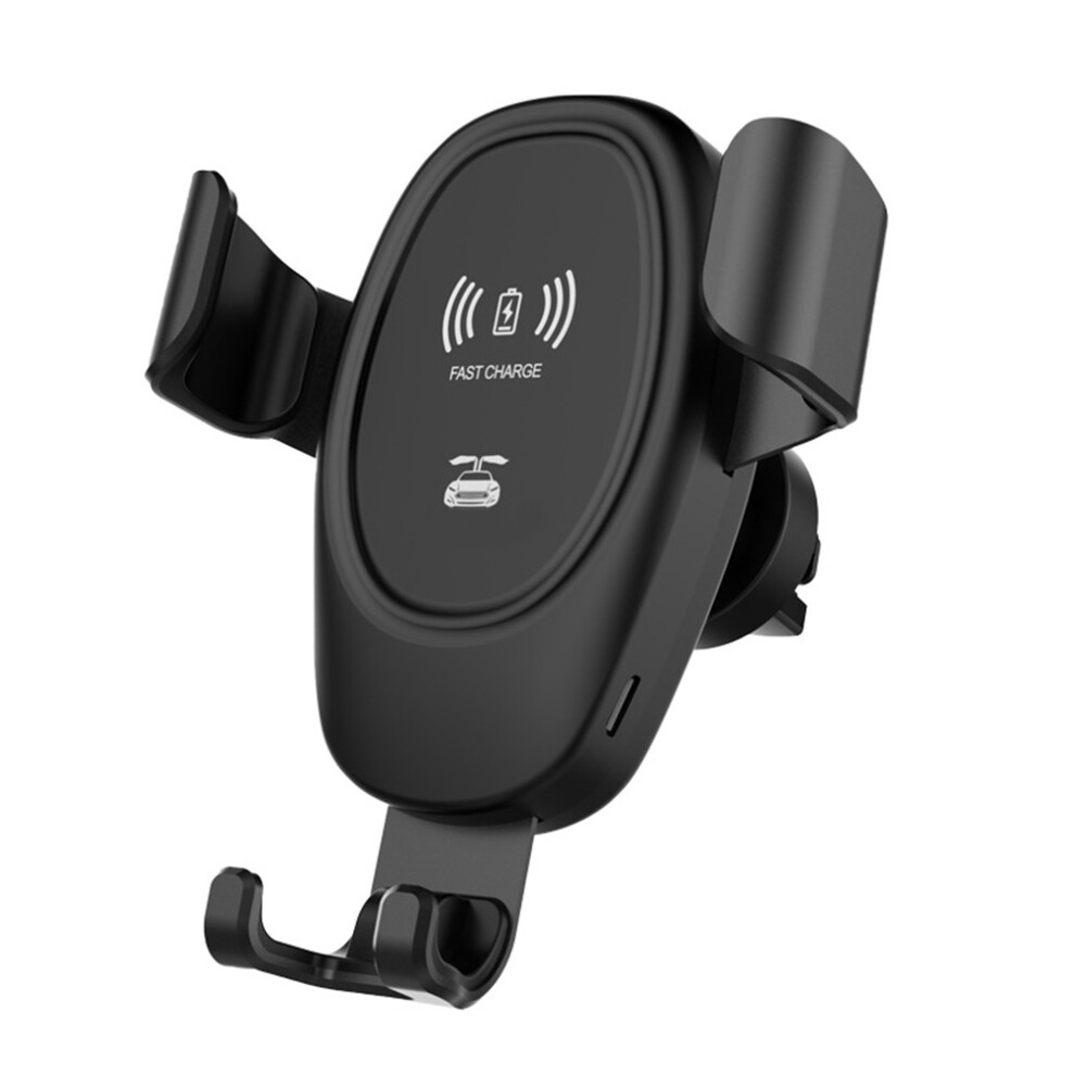 Car Phone Bracket W/ Wireless Charging Auto Mount System, 15W Fast Charging Overheating Protection 360 Degrees Rotation Mount Stand 4 Qi Compatible 9139052816237