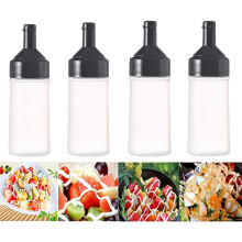 1 Bottle Plastic Squeeze Sauce Bottle for Condiments and Ketchup 250ml/8.5ounce