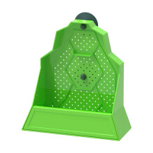 Suction Cup Reptiles Feeding Dish With Holes And Feeding Area-L