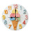 Easy Installation Acrylic Wall Clock-10 inch ice cream cone 1