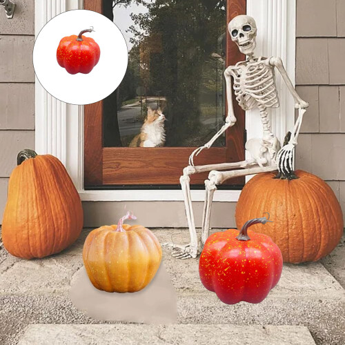 Artificial Pumpkins Halloween Harvest Fall Thanksgiving-1pcs 1