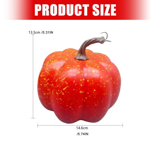Artificial Pumpkins Halloween Harvest Fall Thanksgiving-1pcs 2
