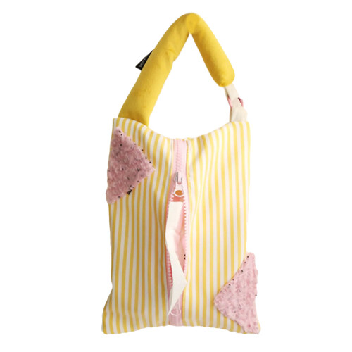 Convenient Wall Mounted Tissue Dispenser For Car Seats-Yellow