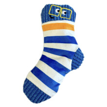 Soft Plush Sock Chewing Toy Lovely Squeaky Toy Safe Treats-D
