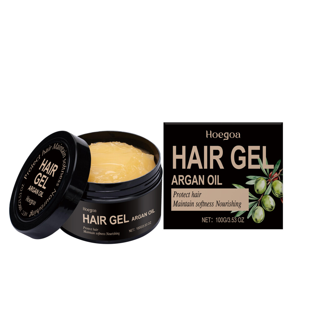 (100G) Styling gel for styling hair and creating a shiny hairstyle. Universal for curly and straight hair.