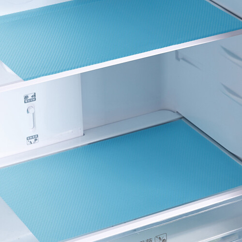 4Pieces Customizable Mat AntiSlip Refrigerator Shelf Liner-Blue