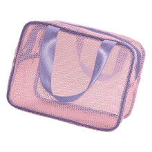 Ventilated Carryall Bag With Handles For Travel Gym Beach-Pink