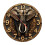 Acrylic Wall Analog Clock Vibrant Pattern-12 inch elephant 1