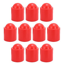 10pcs Billiard Cue Stick protective caps Red
