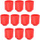 10pcs Billiard Cue Stick protective caps Red 2