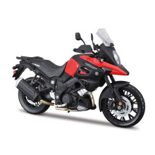 Suzuki V Strom Motorbike 1:12 Scale Incredibly Detailed DieCast Replica Collectible Motorcycle Model, Black Ref: 1905