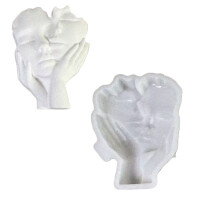 Face Candle Mold for Candle Making Holding Face Epoxy Casting