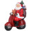 Hars Kerstmannen Standbeeld Kerst Decoratieve-motorrijden 1