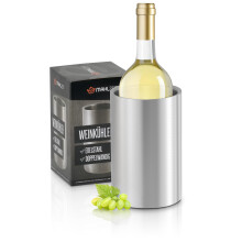Stainless Steel Cooler, Diameter 12 x (H) 19 cm, DoubleWalled Champagne Cooler for , Champagne, Water and Much More
