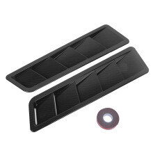 Prese d'aria decorative per cofano auto in ABS con caratteristiche di resistenza alla corrosione, design di aspirazione del flusso d'aria fredda,