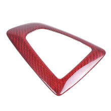 Cubierta para pomo de palanca de cambios de decoración interior, fibra de vidrio auténtica, material duradero, ajuste perfecto, no se decolora,