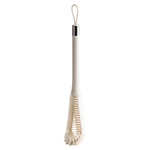 Spazzolino per biberon a collo stretto, spazzolino extra lungo in nylon con testina flessibile a forma di L, strumento di pulizia per bottiglie
