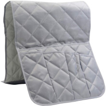 Elegáns kanapé kartámasz szervező, helytakarékos táska csúszásgátló kialakítással kanapéhoz, dönthető fotel, szürke, 33,8x12,6