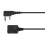 Cabo extensor para fone de ouvido com microfone de walkie-talkie, compatível com microfones em linha Kenwood e Baofeng, design fácil de usar. 7