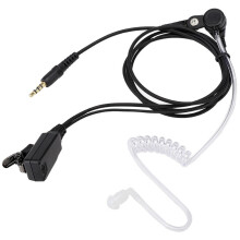 3,5-mm-Audio-Headset mit integriertem PTT-Mikrofon für Motorola-Funkgeräte, G-förmiger Ohrhörer, hoher Tragekomfort auch bei längerem Gebrauch,