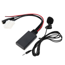 Car Bluetooth Adapter Cable, Seamless Connectivity AUX-IN Module w/ Microphone 4 Mazda 2 3 5 6 RX8 11Pin Port, Enhanced Audio Quality Audio Wire 4