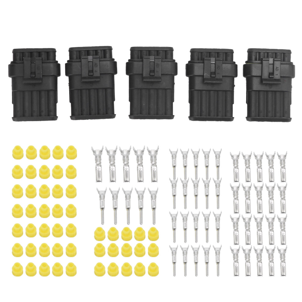Automotive Wire Connector Sealed Connector Quick Disconnect Waterproof Electrical Connector Secure Connection Sturdy Materials 4 Vehicle Wiring 9139052822443