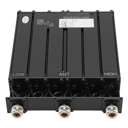 Ασύρματη επικοινωνία Duplexer UHF25W6Cavity Φίλτρο Ενίσχυσης Σήματος Προκαθορισμένη 2