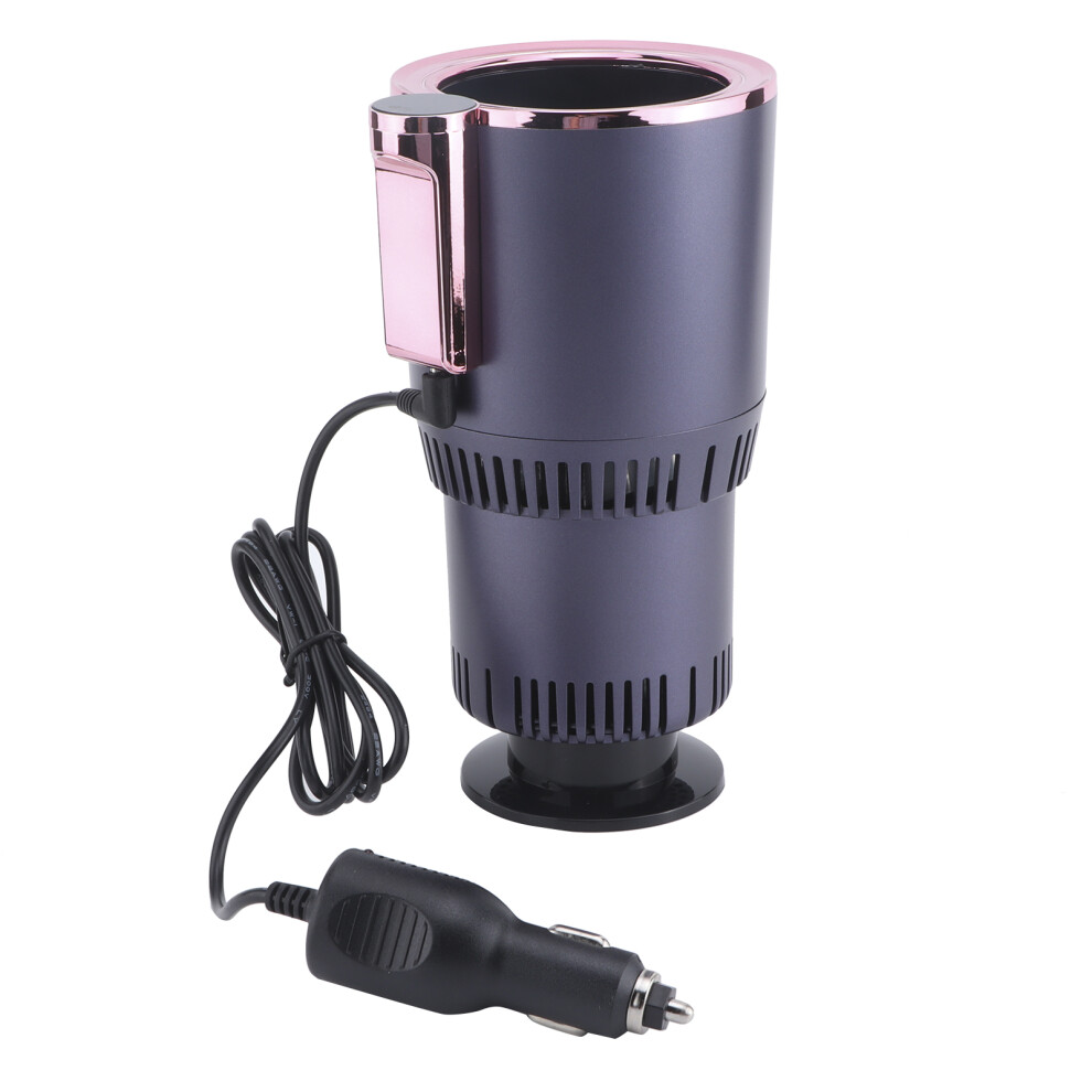 Smart Cooling & Heating Cup Holder, Car Cooler Warmer W/ Semiconductor Refrigeration Technology, Touch Control Temperature Adjustment 4 Office Road 9139052818583