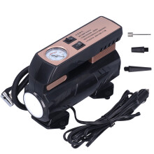 Elektrická pumpa na hustení pneumatik s detektorem tlaku, 12V auto, přenosný mini kompresor s kapacitou 300 PSI, kompaktní provedení, rychlé