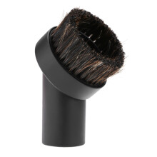 Brosse d'aspirateur compacte avec crin de cheval long, connecteur universel pour un nettoyage étendu, brosse d'aspirateur de rechange pour un