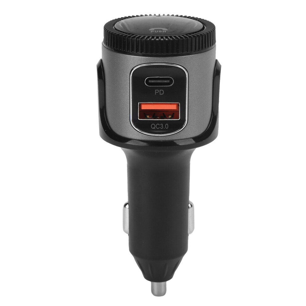 Wireless Bluetooth Adapter 4 Car Radio, Noise-Canceling Microphone Hands-Free Calling & Bass Lossless Hi-Fi Sound Fm Transmitter W/ Voice Command 9139052818231
