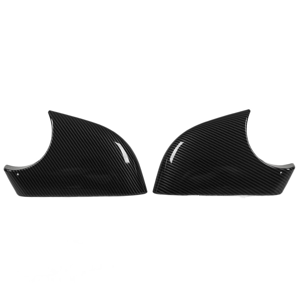 Carbon Fiber Rearview Mirror Cover 4 Tesla Model Y 2019+, Side Mirror Caps W/ Scratch Resistant Finish, No Modification Required Snap-In Fit 9139052900042