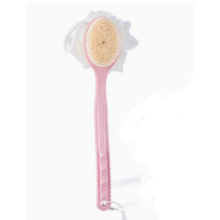 Douchescrubber, comfortabele rugscrubber met ultrazachte borstelharen voor milde exfoliatie en reiniging, geschikt voor nat of droog gebruik ter