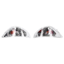 Blinkereinheit für Motorräder, gelbes Halogenlicht mit 2-poligem Buchsenstecker, helle hintere Blinker, korrosionsbeständig