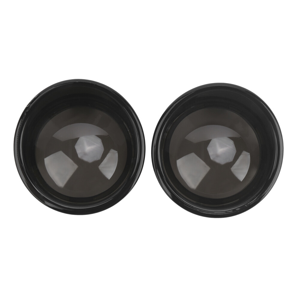 Bullet Visor Style Turn Signal Lens Cover Glossy Bezels W/ Impact Protection Scratch Resistant Waterproof Motorcycle Turn Signal Better Seal Black 9139052819856